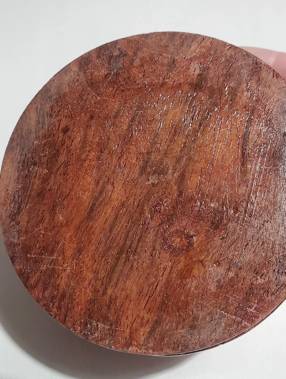 Wood Hand Carved Trinket Box. Storage. Deco. Modern Small